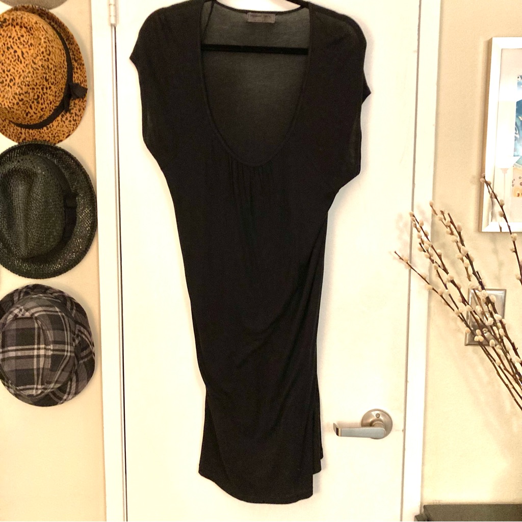 Michael Stars Black Cotton Swimsuit Coverupnever Worn!